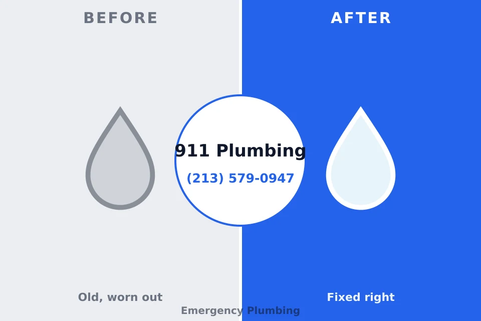 Before and after: plumbing company Harlem, GA